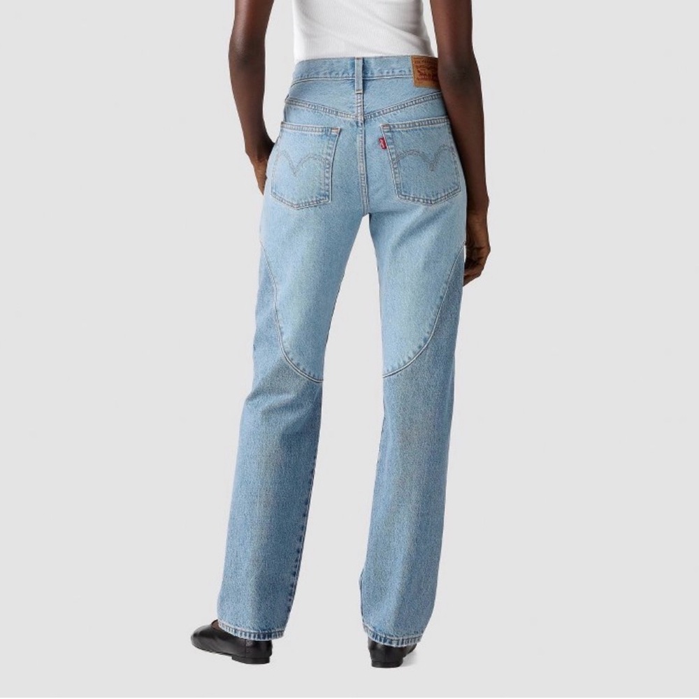 Levi's Women's Sky Blue Straight Leg Jeans